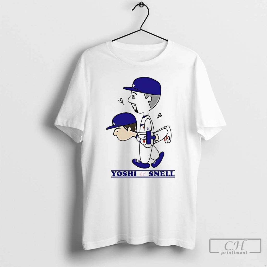 Classic Peanuts X Yoshinobu Yamamoto And Blake Snell Los Angeles Dodgers T Shirts Unisex T-shirt, Sweatshirt, Hoodie, Long Sleeve Tee - T-Shirt, Sweatshirt, Hoodie