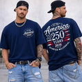 America 250 Years Shirt  1776 2026 USA Flag Tee  Quarter Millennial Top  Patriot Unisex T-shirt, Sweatshirt, Hoodie, Long Sleeve Tee - T-Shirt, Sweatshirt, Hoodie
