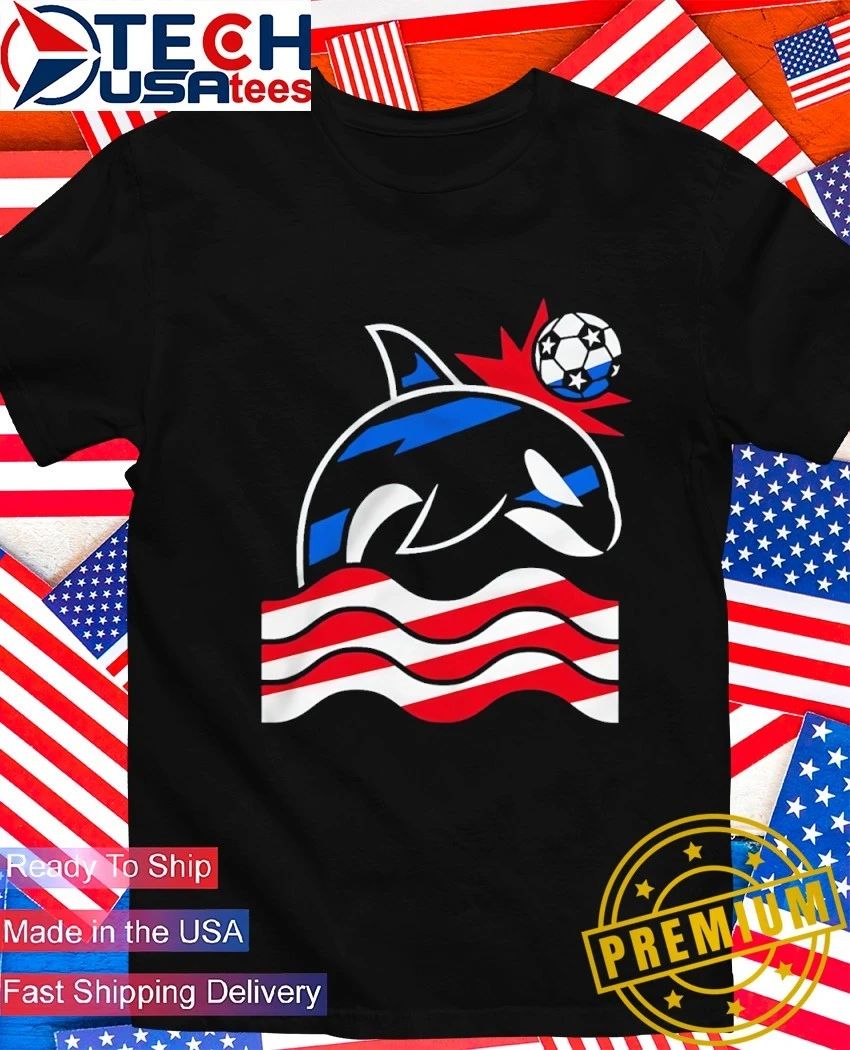 Wild Whale Soccer stars and stripes shirt Unisex T-shirt, Sweatshirt, Hoodie, Long Sleeve Tee - T-Shirt, Sweatshirt, Hoodie