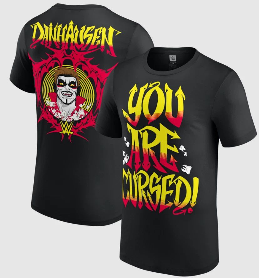 Danhausen You Are Cursed! T-Shirt Unisex T-shirt, Sweatshirt, Hoodie, Long Sleeve Tee - T-Shirt, Sweatshirt, Hoodie