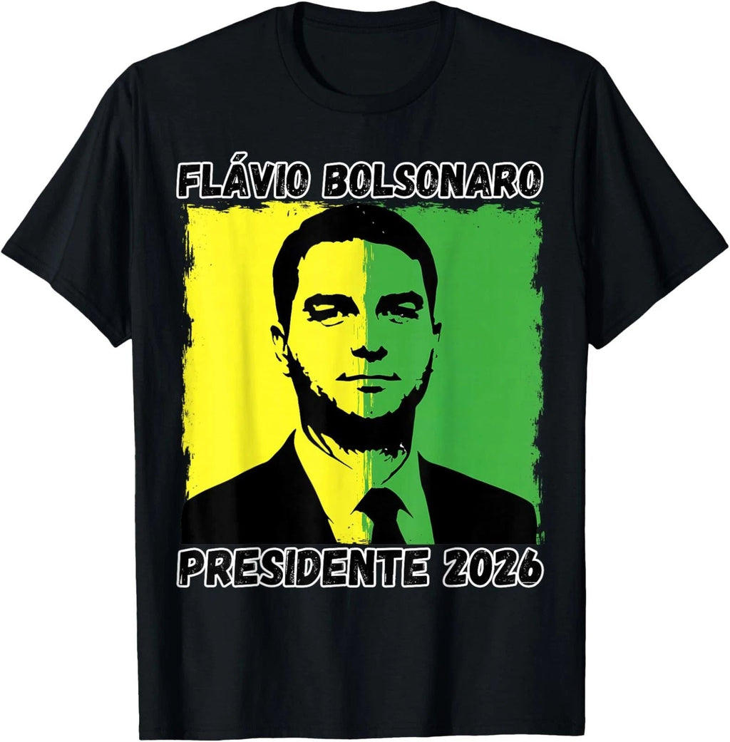 Deus Patria Familia Flavio Bolsonaro Presidente 2026 Unisex T-Shirt Unisex T-shirt, Sweatshirt, Hoodie, Long Sleeve Tee - T-Shirt, Sweatshirt, Hoodie