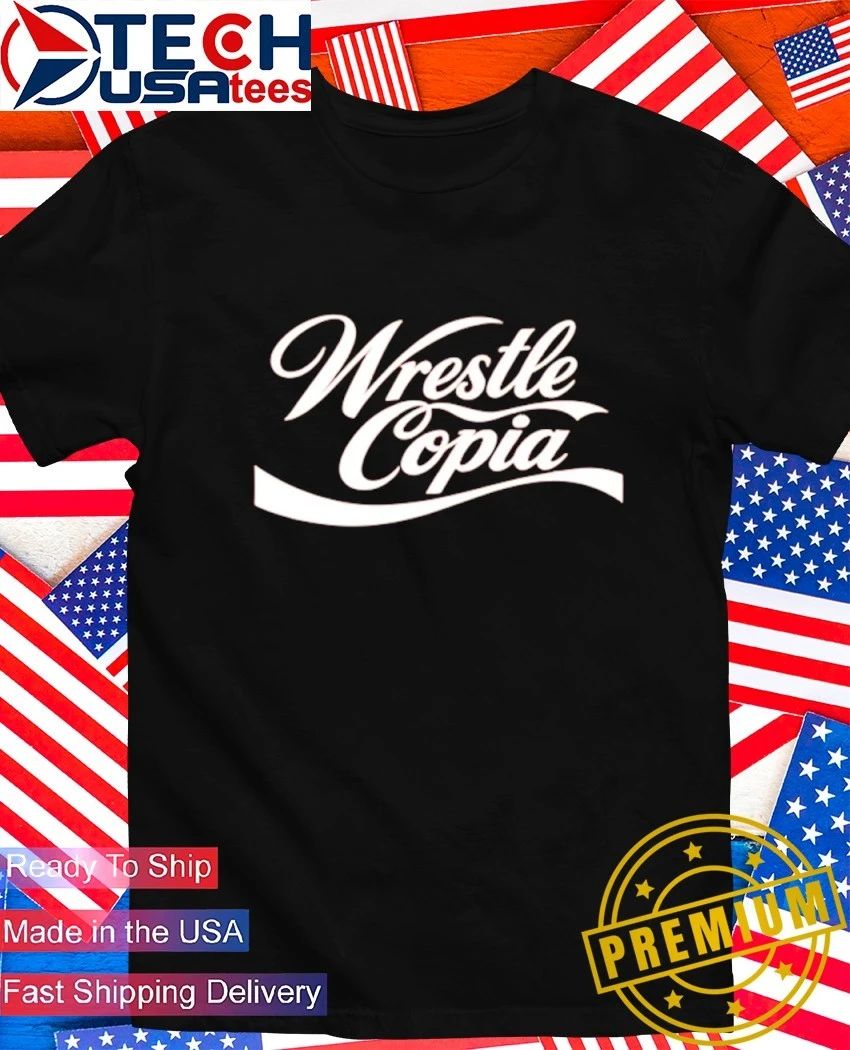 Wrestle Copia parody logo shirt Unisex T-shirt, Sweatshirt, Hoodie, Long Sleeve Tee - T-Shirt, Sweatshirt, Hoodie