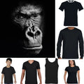GORILLA T-SHIRT Face 3D Large Animal Primate Monkey Environment Unisex Top Unisex T-shirt, Sweatshirt, Hoodie, Long Sleeve Tee - T-Shirt, Sweatshirt, Hoodie