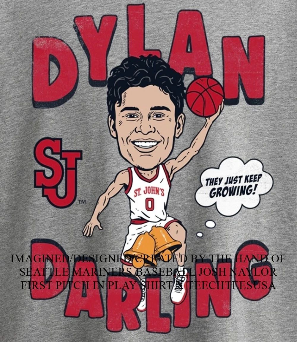 St. Johns Red Storm Basketball Dylan Darling they just keep growing shirt Unisex T-shirt, Sweatshirt, Hoodie, Long Sleeve Tee - T-Shirt, Sweatshirt, Hoodie