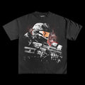 Sci-Fi Spartan Soldier T-Shirt Vintage Armor Graphic Tee Unisex Unisex T-shirt, Sweatshirt, Hoodie, Long Sleeve Tee - T-Shirt, Sweatshirt, Hoodie