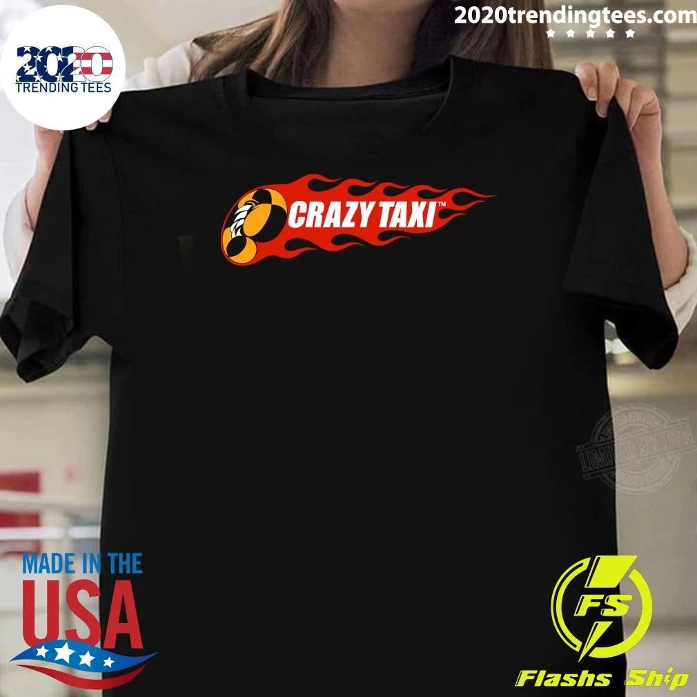 Crazy Taxi Vector Shirt Unisex T-shirt, Sweatshirt, Hoodie, Long Sleeve Tee - T-Shirt, Sweatshirt, Hoodie