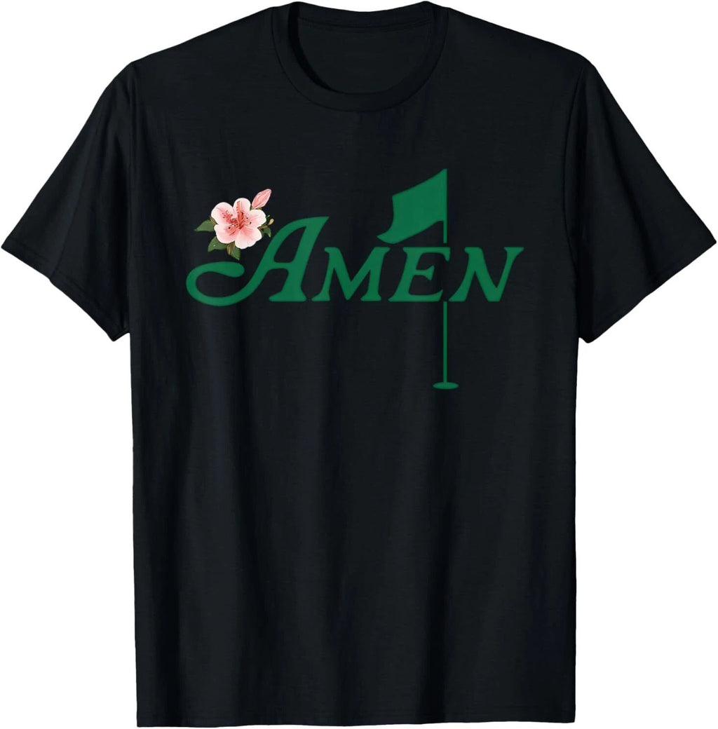 Amen Floral Master Golfer Golf Love Golf Flower Azaleas T-Shirt Unisex T-shirt, Sweatshirt, Hoodie, Long Sleeve Tee - T-Shirt, Sweatshirt, Hoodie