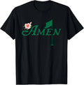 Amen Floral Master Golfer Golf Love Golf Flower Azaleas T-Shirt Unisex T-shirt, Sweatshirt, Hoodie, Long Sleeve Tee - T-Shirt, Sweatshirt, Hoodie