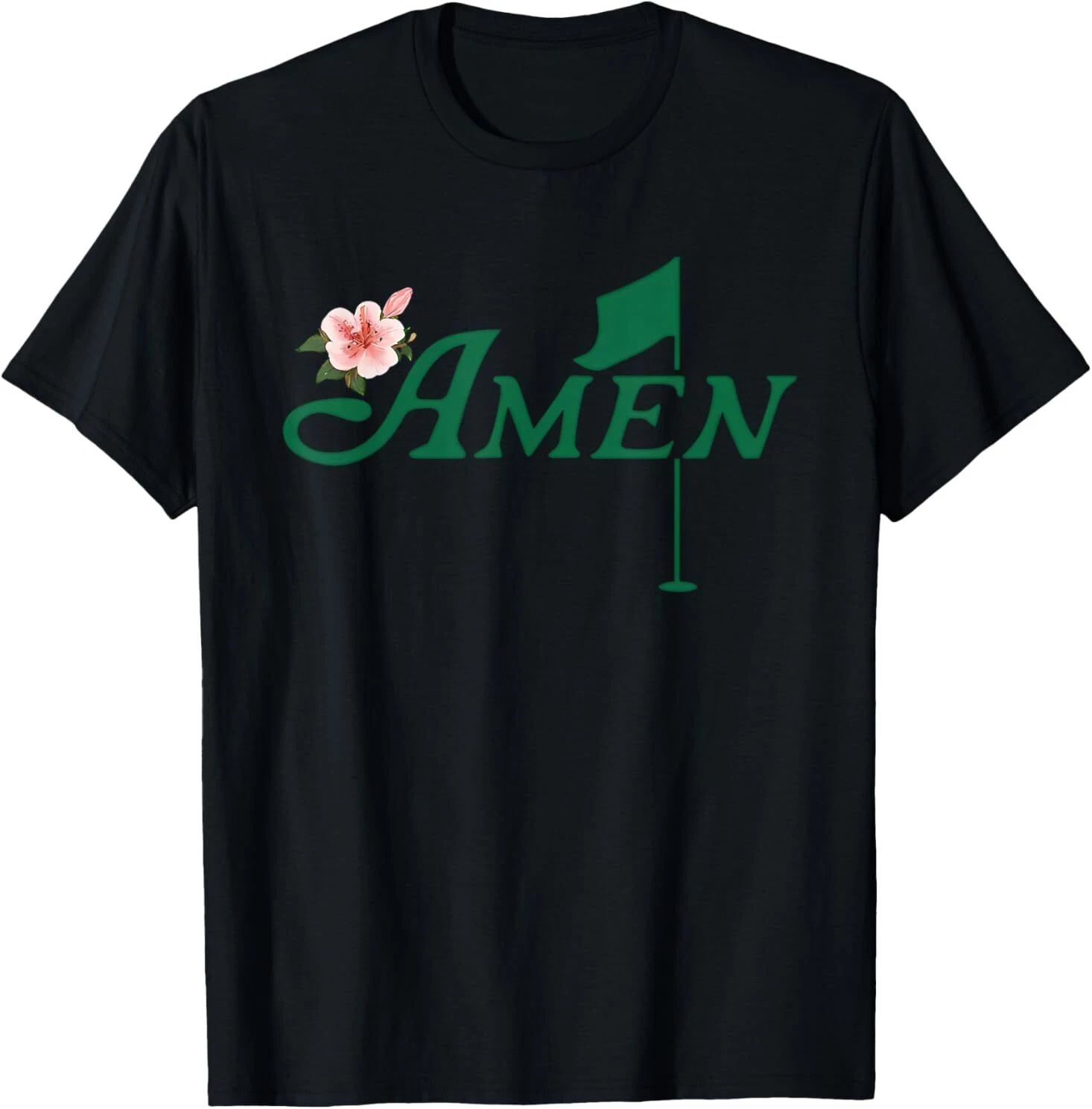 Amen Floral Master Golfer Golf Love Golf Flower Azaleas T-Shirt Unisex T-shirt, Sweatshirt, Hoodie, Long Sleeve Tee - T-Shirt, Sweatshirt, Hoodie