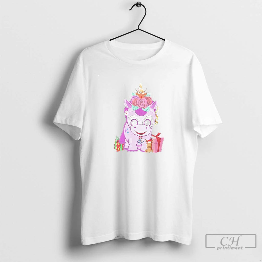 Classic Purple Unicorn Christmas Gifts Reindeer Bow Holiday T Shirts Unisex T-shirt, Sweatshirt, Hoodie, Long Sleeve Tee - T-Shirt, Sweatshirt, Hoodie