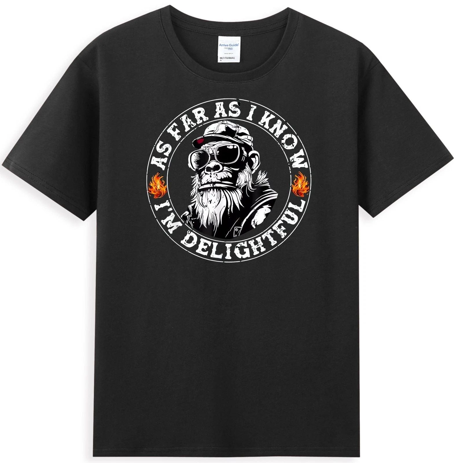 Monkey As Far As I Know I'm Delightful Men's T-Shirt Unisex T-shirt, Sweatshirt, Hoodie, Long Sleeve Tee - T-Shirt, Sweatshirt, Hoodie