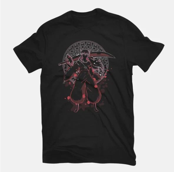 TeeFury | T-Shirt | InuYasha | Mens Basic | S, XS, L, XL , XXL Unisex T-shirt, Sweatshirt, Hoodie, Long Sleeve Tee - T-Shirt, Sweatshirt, Hoodie
