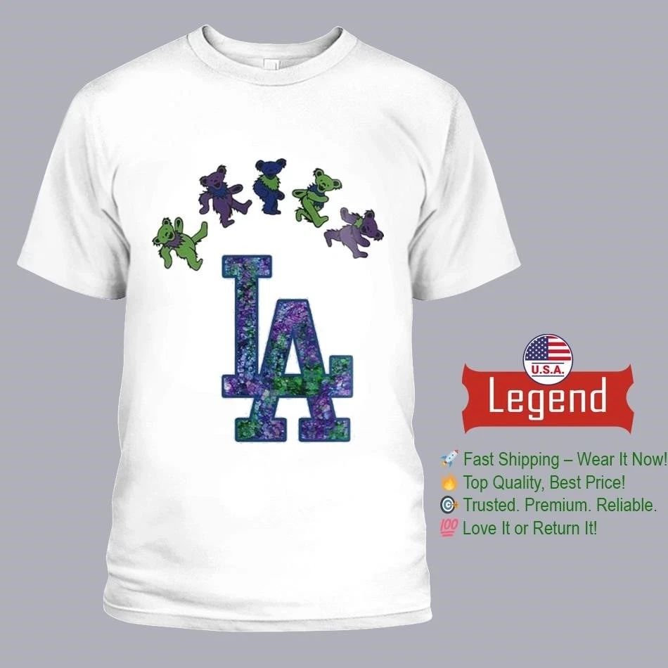 Dodgers Grate*ful Dead Night 2025 Shirt Size S-5XL Unisex Unisex T-shirt, Sweatshirt, Hoodie, Long Sleeve Tee - T-Shirt, Sweatshirt, Hoodie