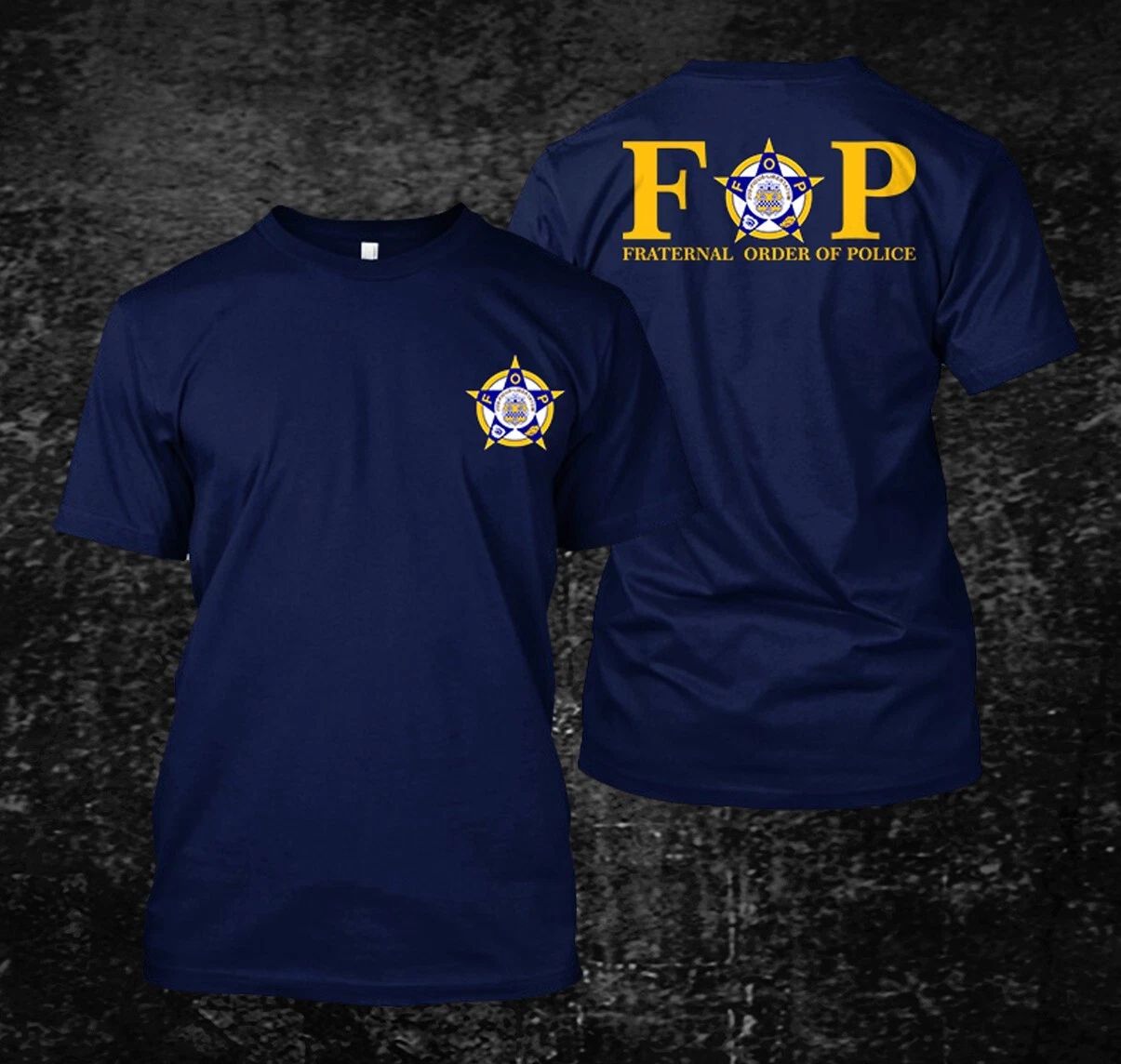 Flaternal Order of Police Logo - custom men's T-Shirt Tee Unisex T-shirt, Sweatshirt, Hoodie, Long Sleeve Tee - T-Shirt, Sweatshirt, Hoodie