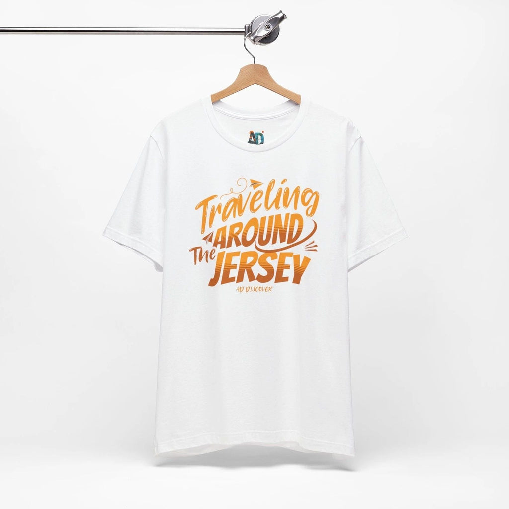 Traveling Around the Jersey Unisex Tee, Gift for Travelers, Summer Shirt, [...] Unisex T-shirt, Sweatshirt, Hoodie, Long Sleeve Tee - T-Shirt, Sweatshirt, Hoodie