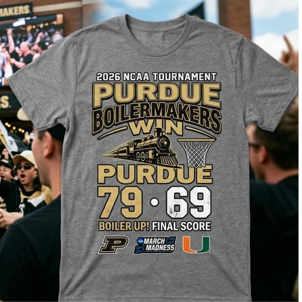 NKCtees 2026 NCAA Tournament Purdue Boilermakers 79 69 Miami FL basketball shirt Unisex T-shirt, Sweatshirt, Hoodie, Long Sleeve Tee - T-Shirt, Sweatshirt, Hoodie