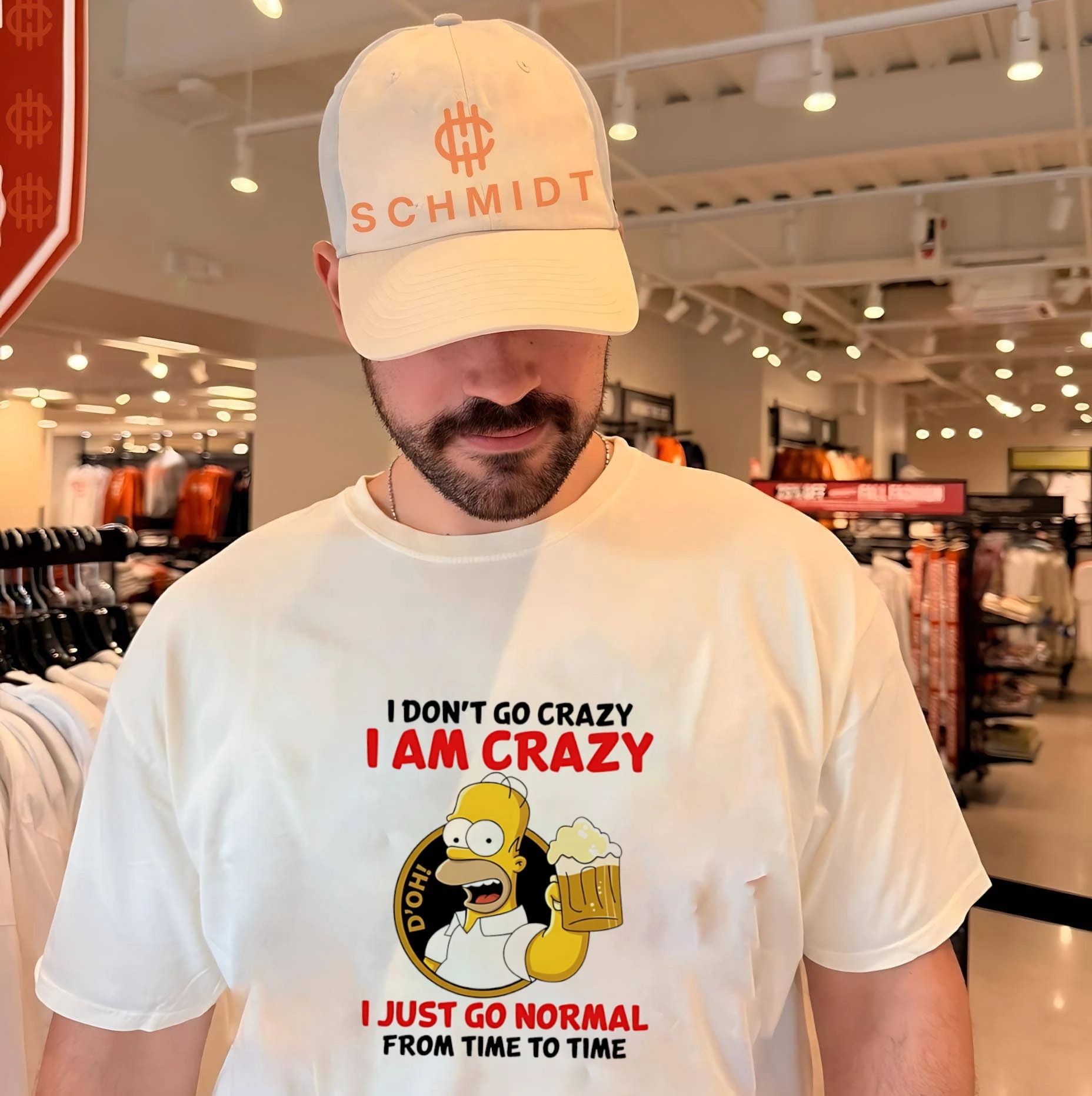 I dont go crazy I am crazy I just go normal from time to time Simpson shirt Unisex T-shirt, Sweatshirt, Hoodie, Long Sleeve Tee - T-Shirt, Sweatshirt, Hoodie