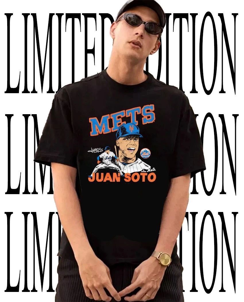 Juan Soto New York Mets Illustrated Baseball Player shirt Unisex T-shirt, Sweatshirt, Hoodie, Long Sleeve Tee - T-Shirt, Sweatshirt, Hoodie