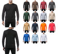 PRO CLUB Heavyweight Cotton Long Sleeve Crew Neck T-shirt SIZES (M-3XL) Unisex T-shirt, Sweatshirt, Hoodie, Long Sleeve Tee - T-Shirt, Sweatshirt, Hoodie