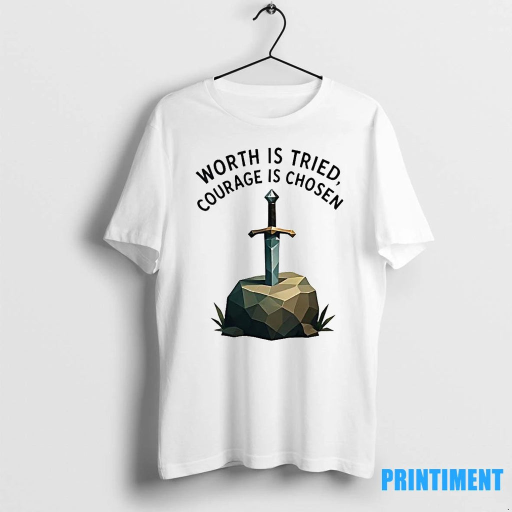 Sword In The Stone Courage Is Chosen Mariners Vintage Tshirts Sweater Unisex T-shirt, Sweatshirt, Hoodie, Long Sleeve Tee - T-Shirt, Sweatshirt, Hoodie