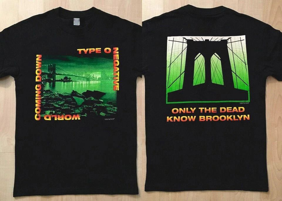 Type O Negative World Coming Down 1999 Tour T-Shirt, 90s Type O Negative Only Th Unisex T-shirt, Sweatshirt, Hoodie, Long Sleeve Tee - T-Shirt, Sweatshirt, Hoodie