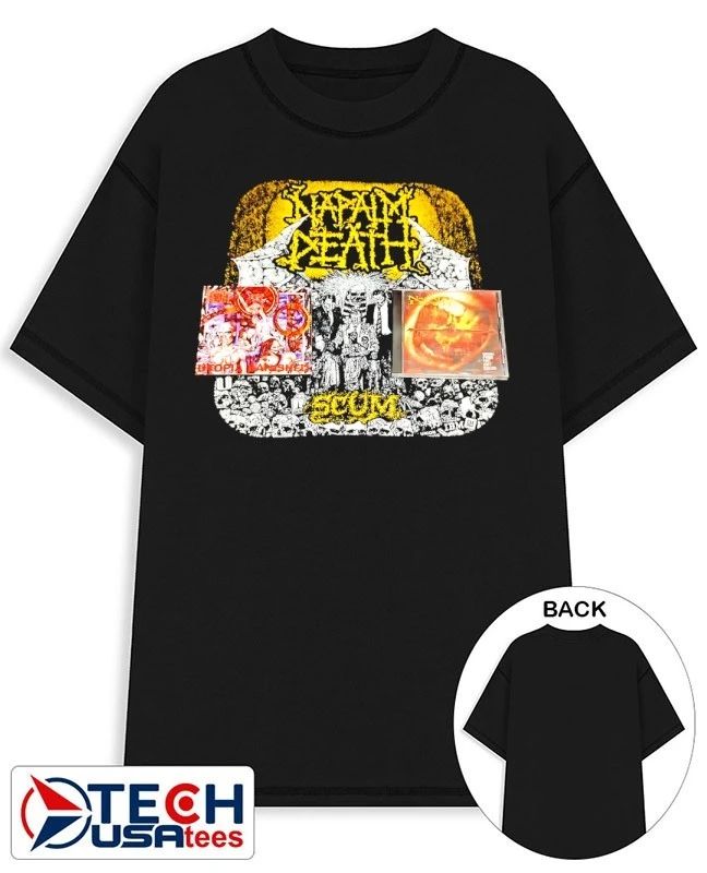 Napalm Death Scum shirt Unisex T-shirt, Sweatshirt, Hoodie, Long Sleeve Tee - T-Shirt, Sweatshirt, Hoodie