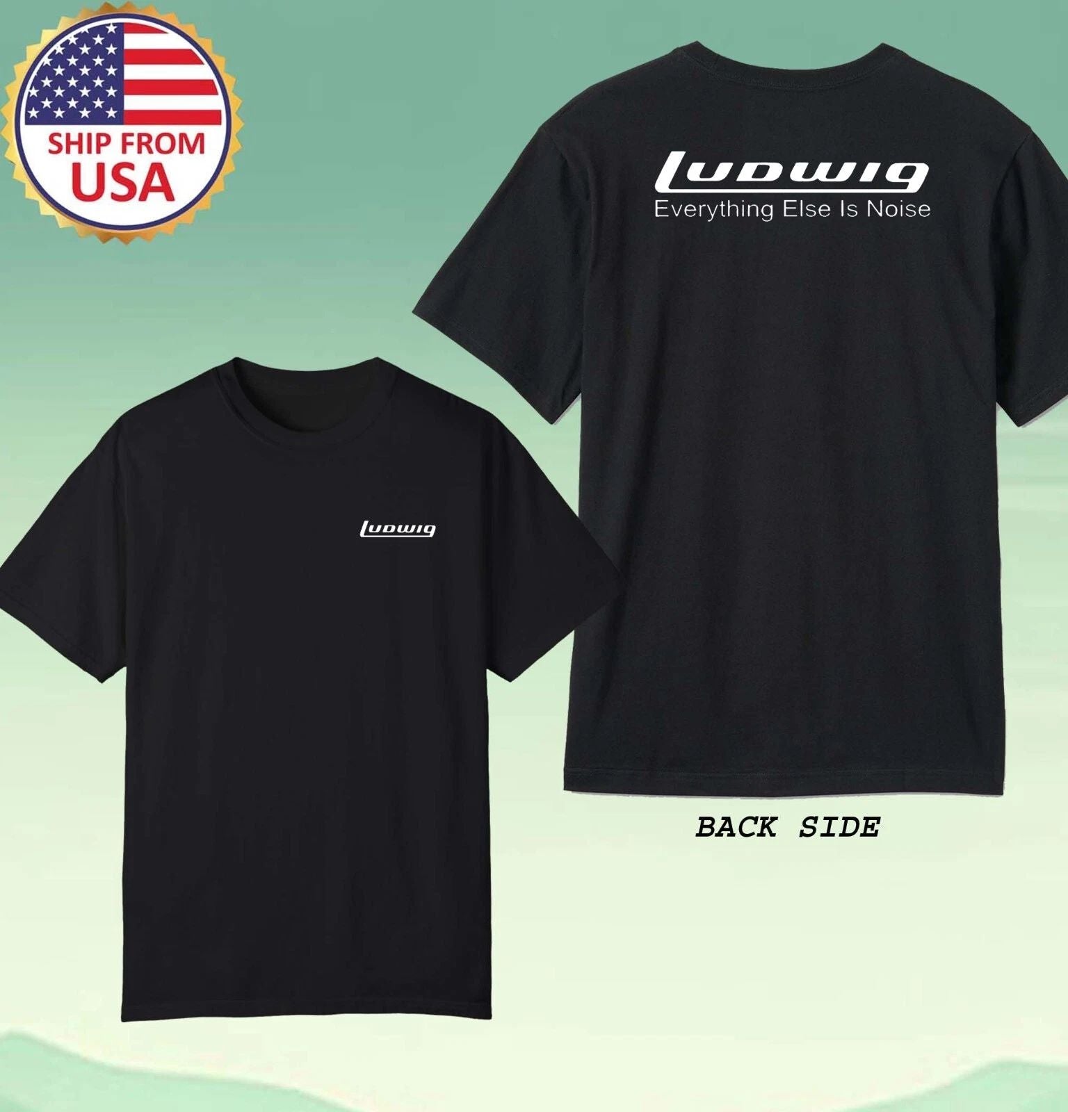 Ludwig Percussion Drums Men's Black Size S-5XL Unisex T-shirt, Sweatshirt, Hoodie, Long Sleeve Tee - T-Shirt, Sweatshirt, Hoodie