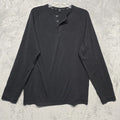 Public Rec Henley Shirt Mens Sz Large Black Long Sleeve Stretch Pullover Cotton Unisex T-shirt, Sweatshirt, Hoodie, Long Sleeve Tee - T-Shirt, Sweatshirt, Hoodie