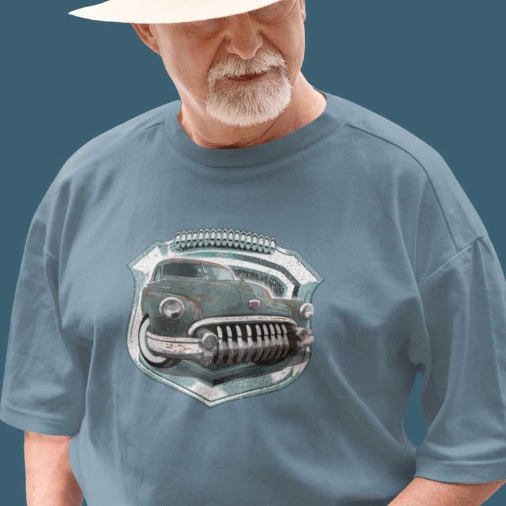 Classic Car Shirt featuring rusted Green 50 Buick Special - Unisex t-shirt Unisex T-shirt, Sweatshirt, Hoodie, Long Sleeve Tee - T-Shirt, Sweatshirt, Hoodie