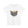 Rise Up Graffiti Wings T-Shirt Colorful Street Art Motivation Graphic Tee Unisex T-shirt, Sweatshirt, Hoodie, Long Sleeve Tee - T-Shirt, Sweatshirt, Hoodie