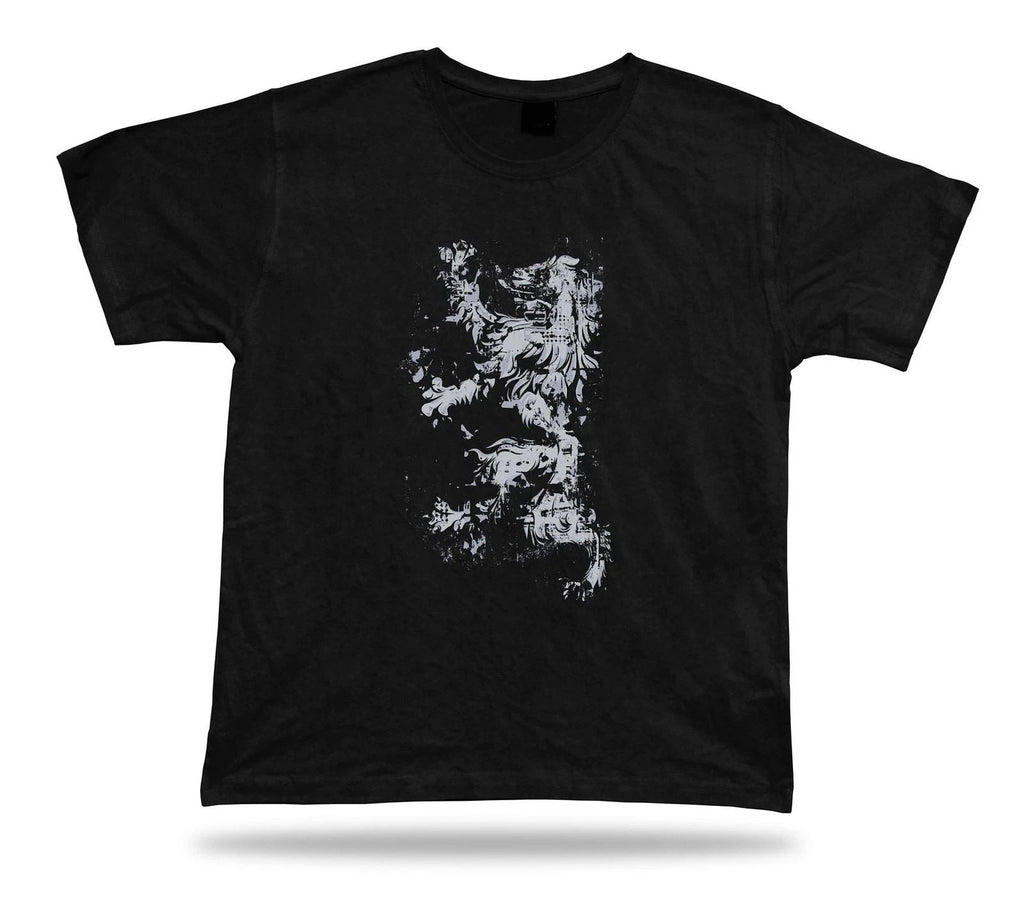 Heraldic Lion Symbol bravery nobility royalty strength stylish t shirt design Unisex T-shirt, Sweatshirt, Hoodie, Long Sleeve Tee - T-Shirt, Sweatshirt, Hoodie