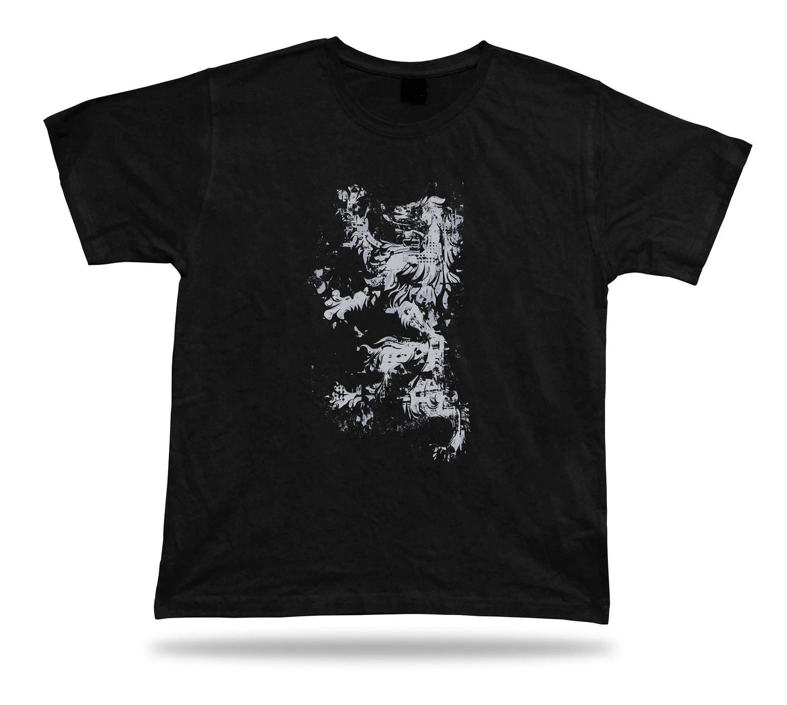 Heraldic Lion Symbol bravery nobility royalty strength stylish t shirt design Unisex T-shirt, Sweatshirt, Hoodie, Long Sleeve Tee - T-Shirt, Sweatshirt, Hoodie