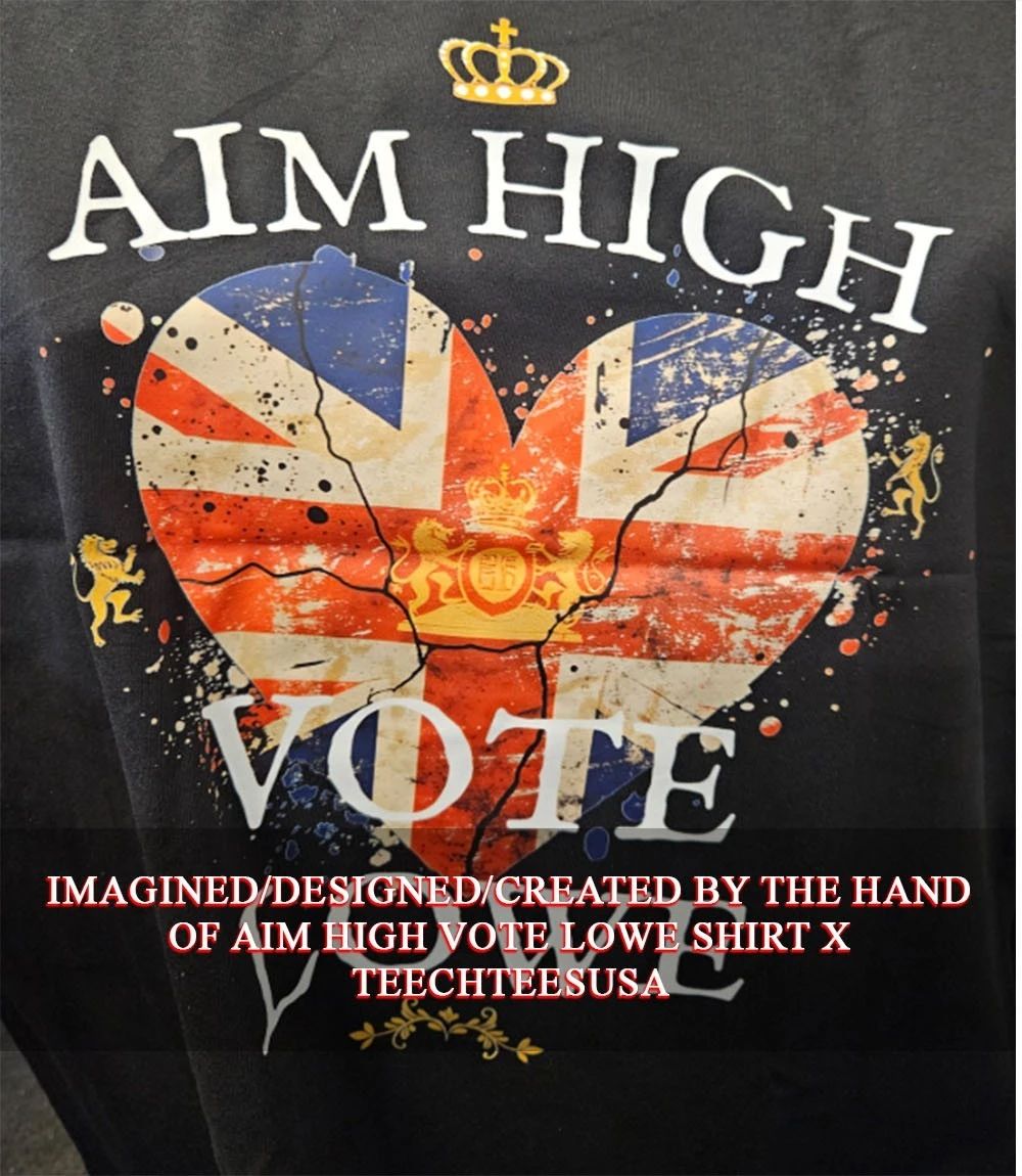 Aim high vote lowe shirt Unisex T-shirt, Sweatshirt, Hoodie, Long Sleeve Tee - T-Shirt, Sweatshirt, Hoodie