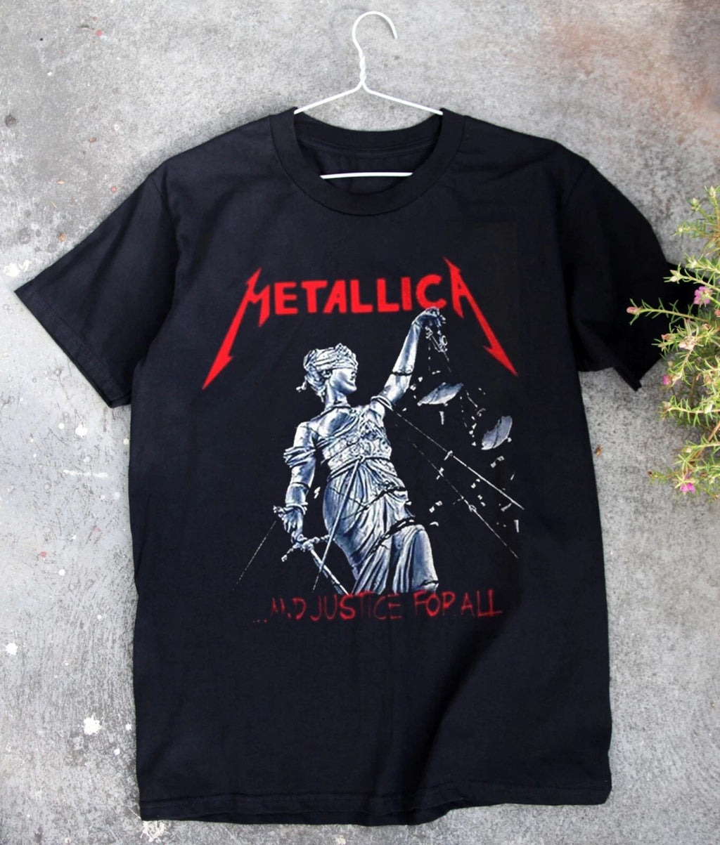 Metallica Band Shirt, And Justice For All Black Unisex T-shirt Size S-5XL Unisex T-shirt, Sweatshirt, Hoodie, Long Sleeve Tee - T-Shirt, Sweatshirt, Hoodie