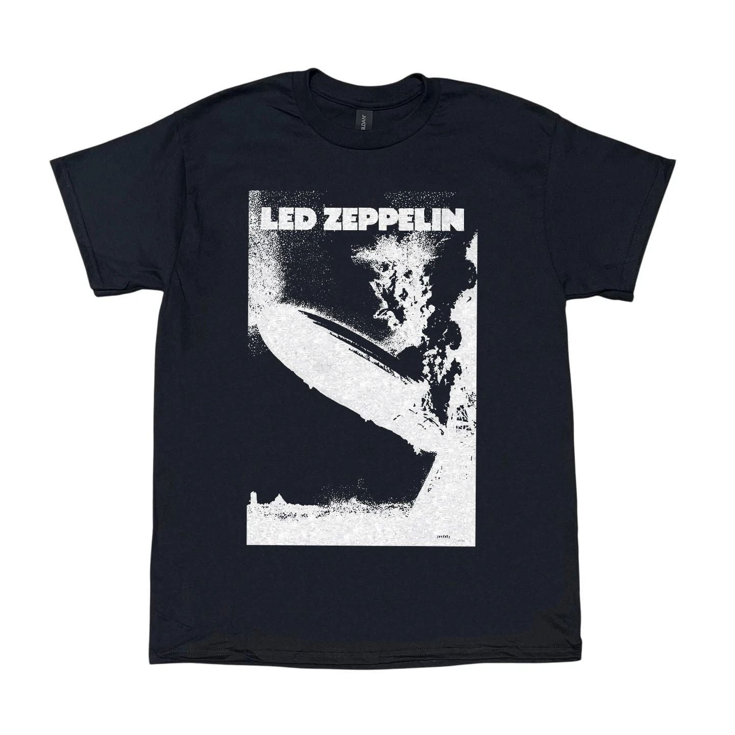 Led Zeppelin Album Rock Band, Heavy Cotton Black Unisex T-shirt, Size S-5XL Unisex T-shirt, Sweatshirt, Hoodie, Long Sleeve Tee - T-Shirt, Sweatshirt, Hoodie