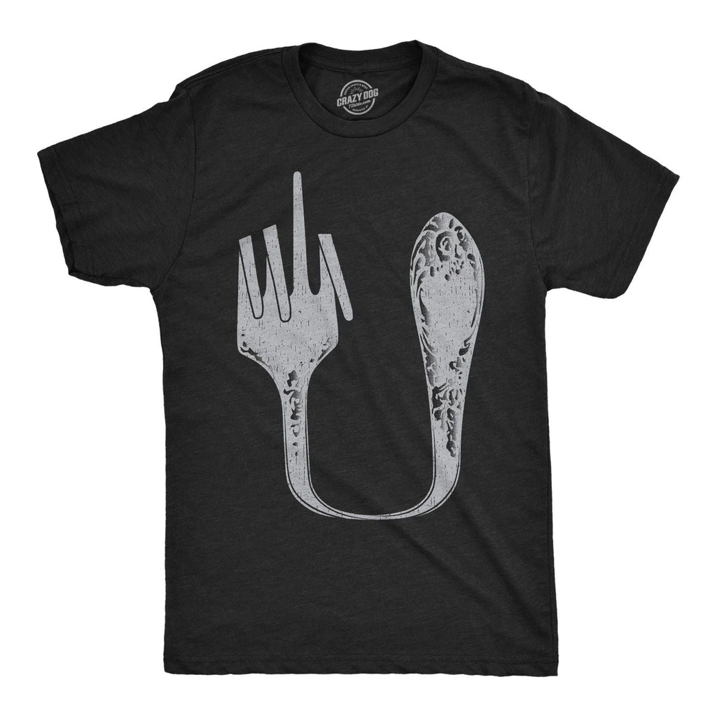 Mens Funny T Shirts Fork U Sarcastic Graphic Novelty Tee for Men Unisex T-shirt, Sweatshirt, Hoodie, Long Sleeve Tee - T-Shirt, Sweatshirt, Hoodie