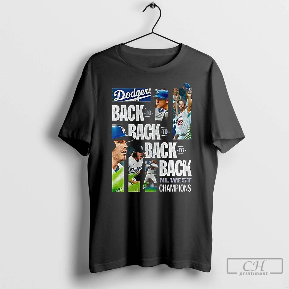 Classic Los Angeles Dodgers 2025 Nl West Division Champions Back To Back To Back Unisex T-shirt, Sweatshirt, Hoodie, Long Sleeve Tee - T-Shirt, Sweatshirt, Hoodie