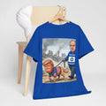 Anti Donald Trump Netanyahu Dog Walk Tee Political Satire T-Shirt Unisex Shirt ! Unisex T-shirt, Sweatshirt, Hoodie, Long Sleeve Tee - T-Shirt, Sweatshirt, Hoodie