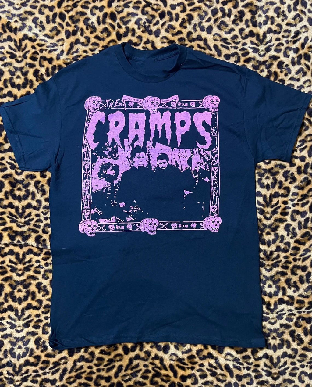 The Cramps Band Music Navy Blue T-Shirt Cotton Unisex S-234XL Unisex T-shirt, Sweatshirt, Hoodie, Long Sleeve Tee - T-Shirt, Sweatshirt, Hoodie
