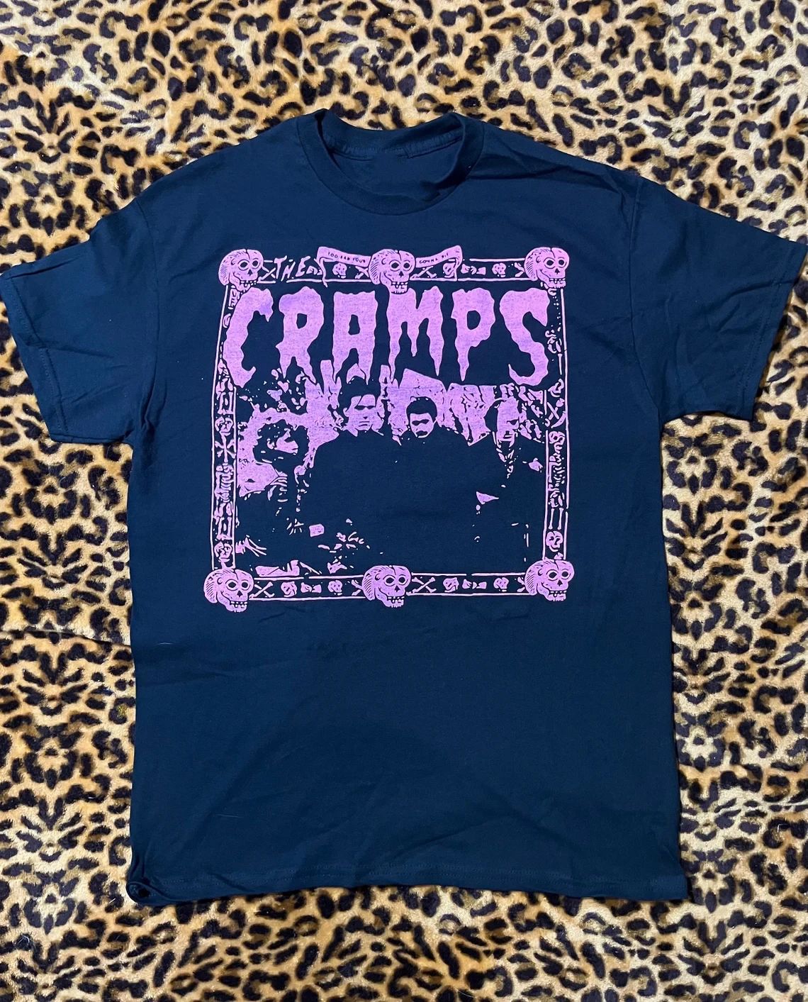 The Cramps Band Music Navy Blue T-Shirt Cotton Unisex S-234XL Unisex T-shirt, Sweatshirt, Hoodie, Long Sleeve Tee - T-Shirt, Sweatshirt, Hoodie