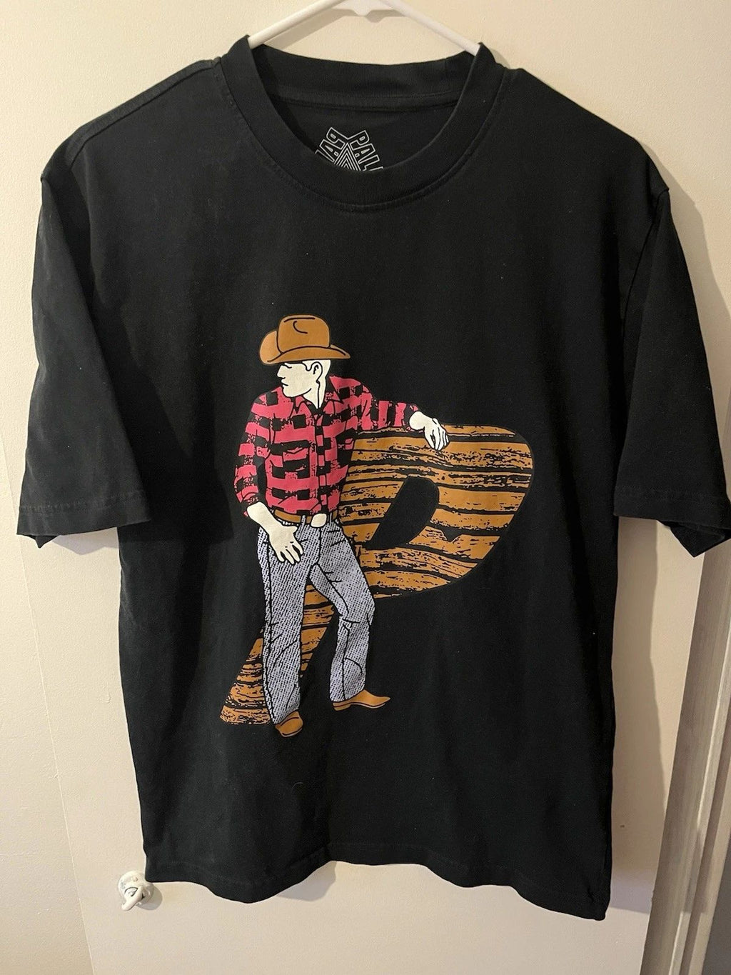 Palace Skateboards Saddle Up Tee T-Shirt Size Medium Graphic Skater Streetwear Unisex T-shirt, Sweatshirt, Hoodie, Long Sleeve Tee - T-Shirt, Sweatshirt, Hoodie
