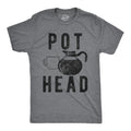 Mens Pot Head T Shirt Funny Coffee Tee for Guys Caffeine Sarcastic  Tee Unisex T-shirt, Sweatshirt, Hoodie, Long Sleeve Tee - T-Shirt, Sweatshirt, Hoodie