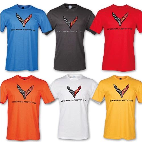 C8 Corvette T-Shirt Blue, Orange, Yellow, OR Red Unisex T-shirt, Sweatshirt, Hoodie, Long Sleeve Tee - T-Shirt, Sweatshirt, Hoodie