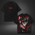 Anime Warrior Vintage Graphic T-Shirt 2-Sided Cotton Streetwear Tee Unisex T-shirt, Sweatshirt, Hoodie, Long Sleeve Tee - T-Shirt, Sweatshirt, Hoodie