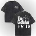 The Godfather Shirt  Acid Wash Tee  Funny Godfather Baby Icons Shirt Unisex T-shirt, Sweatshirt, Hoodie, Long Sleeve Tee - T-Shirt, Sweatshirt, Hoodie