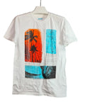 Oxide Men's Tropical Surf Graphic Short-Sleeve T-Shirt White - SMALL Unisex T-shirt, Sweatshirt, Hoodie, Long Sleeve Tee - T-Shirt, Sweatshirt, Hoodie