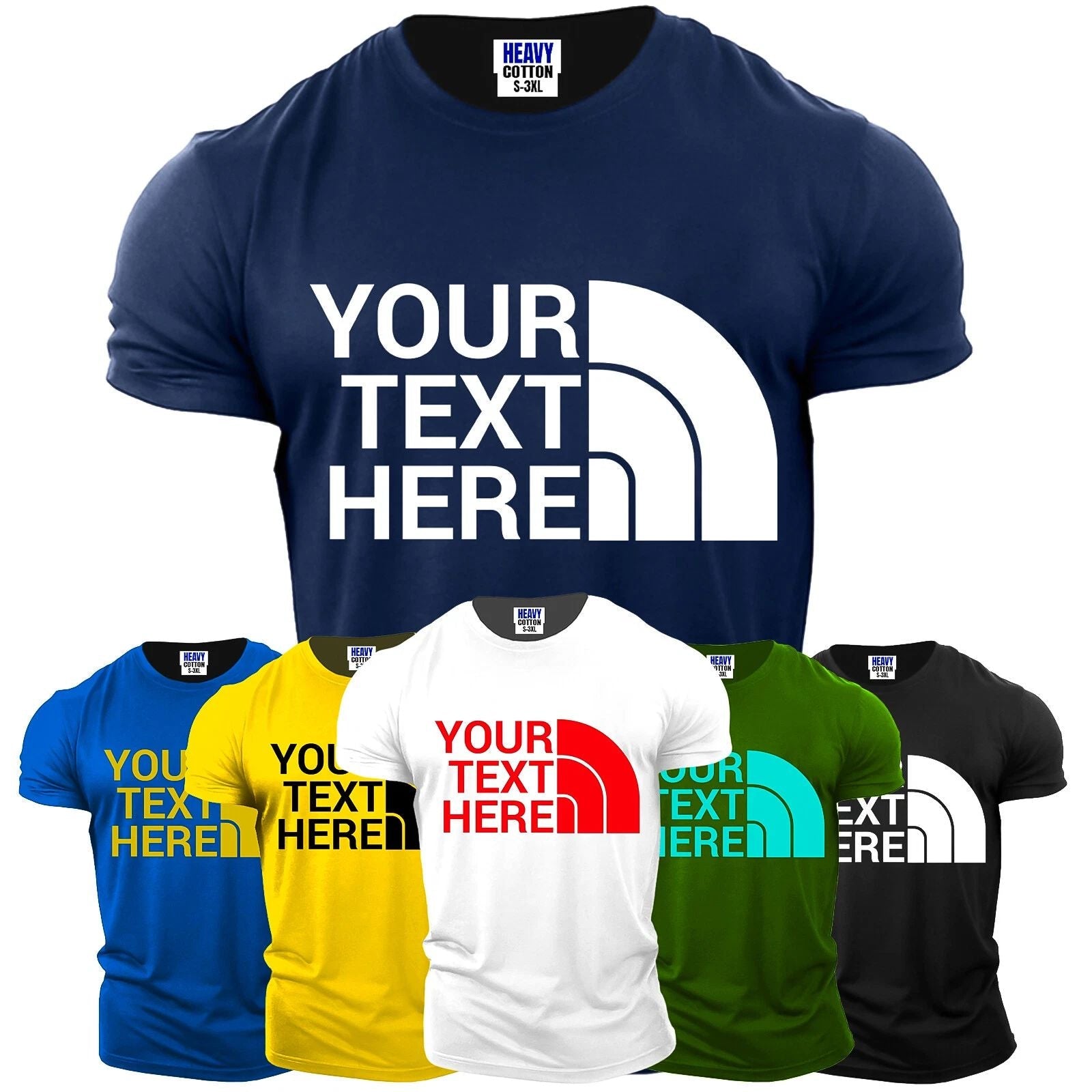 Personalized USA Your Text Custom Men's T-Shirts Funny Christmas Gift Tee S-3XL Unisex T-shirt, Sweatshirt, Hoodie, Long Sleeve Tee - T-Shirt, Sweatshirt, Hoodie