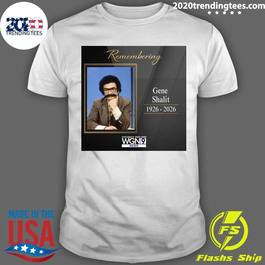 Remembering Gene Shalit 1926-2026 Shirt Unisex T-shirt, Sweatshirt, Hoodie, Long Sleeve Tee - T-Shirt, Sweatshirt, Hoodie