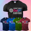 I Don't Need ChatGPT My Wife Knows Everything Funny Men's T Shirt USA New Gift Unisex T-shirt, Sweatshirt, Hoodie, Long Sleeve Tee - T-Shirt, Sweatshirt, Hoodie