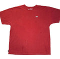 Simple Red Vans T Shirt with Patch Logo XL Unisex T-shirt, Sweatshirt, Hoodie, Long Sleeve Tee - T-Shirt, Sweatshirt, Hoodie